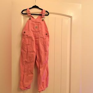 Pink Carhartt Toddler Overalls 3T